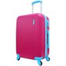 Kit Conjunto 3 Malas de Viagem Fibra Giro 360 Expansor PMG - ROSA SINTRA - 5
