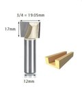 Ver imagem 2 de Fresa Paralela Cortante / Fundo Plano Haste 12mm Corte 3/4
