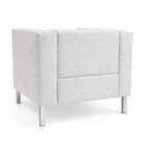 Ver imagem 7 de Poltrona Decorativa Perola Kubo Bouclé Cinza - Sallar Home