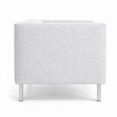 Ver imagem 6 de Poltrona Decorativa Perola Kubo Bouclé Cinza - Sallar Home