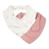 Kit com 2 Babadores Bebê Garden Estampado/rose - Hug - 1