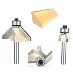 Fresa Chanfro 45 Graus com Dois Cortadores 6mm X 5/8 ( Widea) - 4