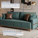 Ver imagem 5 de Sofá Living 2 Lugares Madeira Maciça 200cm Linha Mauá