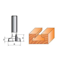 Fresa De Canaleta - Slot Haste 12mm Corte 37mm X13mm - 4