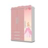 Jogo de Quarto Menina Princesa - Rosa - 6