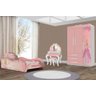 Jogo de Quarto Menina Princesa - Rosa - 1