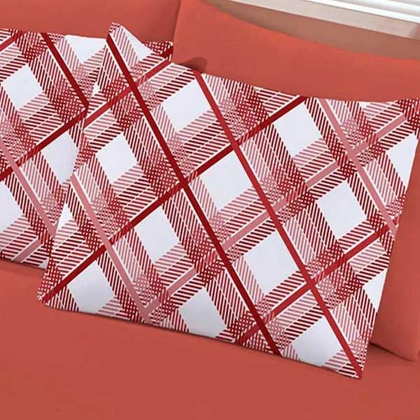 Jogo de Cama Buettner Basic King Charles Malha 3 Pçs Vermelho - 2