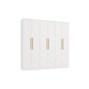 Ver imagem 1 de Guarda-roupa 6 Portas 4 Gavetas Kappesberg Adapt Branco