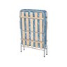 Cama Dobrável Prata com Colchão - Prata - 1