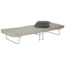 Cama Dobrável Prata com Colchão - Prata - 3