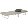 Cama Dobrável Prata com Colchão - Prata - 3
