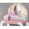 Penteadeira Infantil Princesa com Espelho - Rosa - 2