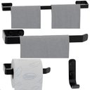 Ver imagem 2 de Kit de Acessórios para Banheiro Preto Fosco 4 Peças Fs