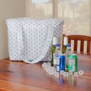 Ver imagem 2 de Bolsa Sacola Térmica Multiuso 25 Litros Grande Impermeável com Bolsos Internos:cinza Assencio