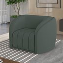 Ver imagem 2 de Kit 2 Poltronas Decorativas Sala de Estar Adam Veludo Cinza G45 - Gran Belo Poltrona Adam