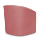 Ver imagem 5 de Poltrona Stella Max Suede Base Giratória - D'Rossi Cor Rose