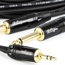 Ver imagem 5 de Cabo Adaptador P2 Estereo para 2 P10 Mono - 1 Metro