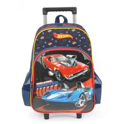 Mochila Infantil com Rodinha HOT Wheels GD AZ Luxcel - 1 Mochila Infantil com Rodinha HOT Wheels GD AZ Luxcel - 1