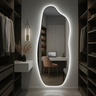 Espelho Organico Inteligente Touch Led 3 Cores Banheiro Sala Quarto 150x60 Cm - 2
