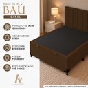 Ver imagem 4 de Base Box Baú Casal Suede Alali 138x188x40cm:Marrom
