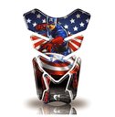 Ver imagem 1 de Protetor de Tanque Adesivo Moto Capitão América Cobra Motoparts Azul
