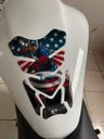 Ver imagem 2 de Protetor de Tanque Adesivo Moto Capitão América Cobra Motoparts Azul