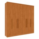 Ver imagem 1 de Guarda-Roupa Casal com 6 Portas e 4 Gavetas 239cm Multimóveis CR35501 Cinamomo
