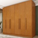 Ver imagem 2 de Guarda-Roupa Casal com 6 Portas e 4 Gavetas 239cm Multimóveis CR35501 Cinamomo
