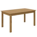 Ver imagem 1 de Mesa de Jantar Repleta Madeira Maciça 155x90 cm