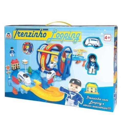 Trenzinho Looping com Acessórios - Braskit