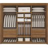 Guarda Roupa Casal 3 Portas Espelhadas 6 Gavetas - Pacioli Sky - Moveis Bettio - 2