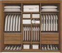Ver imagem 2 de Guarda Roupa Casal 3 Portas Espelhadas 6 Gavetas - Pacioli Sky - Moveis Bettio