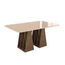 Ver imagem 6 de Conjunto Mesa com 6 Cadeiras Orquestra Marrom/Carvalho/Fendi