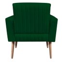 Ver imagem 4 de Poltrona Viena Gomada Suede Pés Palito - D'Rossi - Verde