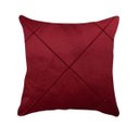 Ver imagem 1 de Capa de Almofada Drapeada Veludo Bordô 43x43cm