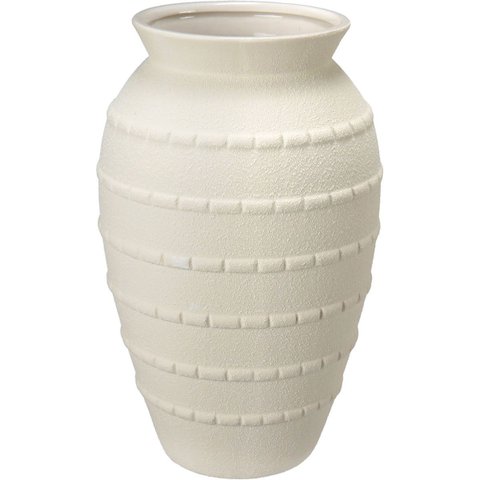 Vaso Decorativo Home&co Cerâmica 30x19x19cm Branco