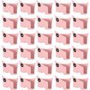 Ver imagem 1 de Kit 30 Suportes Porta Guardanapos de Papel para Mesa Uz Rosa Quartzo