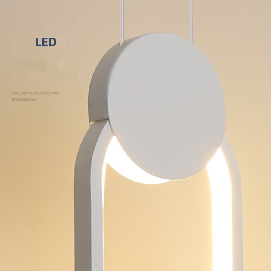 Luminária de Teto para Quarto Pendente Led Moderna Lustre para Cabeceira, Corredor - 2