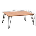 Ver imagem 3 de Mesa de Centro Retangular com Pés Aramados