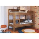 Ver imagem 1 de Cama Beliche de Solteiro com Estante para Colchões de 88x188cm San Diego Be094 Art In Móveis-nogal