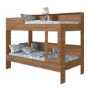 Ver imagem 5 de Cama Beliche de Solteiro com Estante para Colchões de 88x188cm San Diego Be094 Art In Móveis-nogal