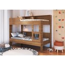 Ver imagem 3 de Cama Beliche de Solteiro com Estante para Colchões de 88x188cm San Diego Be094 Art In Móveis-nogal