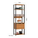 Ver imagem 6 de Guarda Roupa Closet Industrial Modulado Prateleira Gaveta Cabideiro
