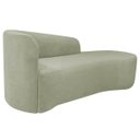 Ver imagem 6 de Kit Divã Recamier Orgânico França 140cm Lado Direito e 2 Poltronas Amore Bouclé