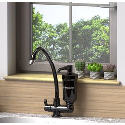 Torneira Bica Móvel Bancada POP Preto Hidrofiltros 907-2366 - 4