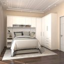 Ver imagem 1 de Quarto Modulado Casal de Canto 5 Peças 9 Portas 4 Gavetas Alpes Luciane