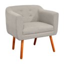 Ver imagem 3 de Kit Namoradeira 2 Lugares e 01 Poltrona Julia Linho - D'Rossi - Fino Bege A27