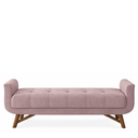 Ver imagem 7 de Puff Recamier Belmonte 1,40cm para Quarto em Veludo Lavanda - Larbelle