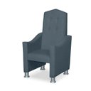 Ver imagem 5 de Mini Cadeira Poltrona Infantil Troninho Decorativa Suede Azul Turquesa