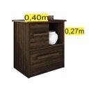 Ver imagem 4 de Mesa de Cabeceira 1 Gaveta 1 Porta de Correr Stilo Albatroz Móveis